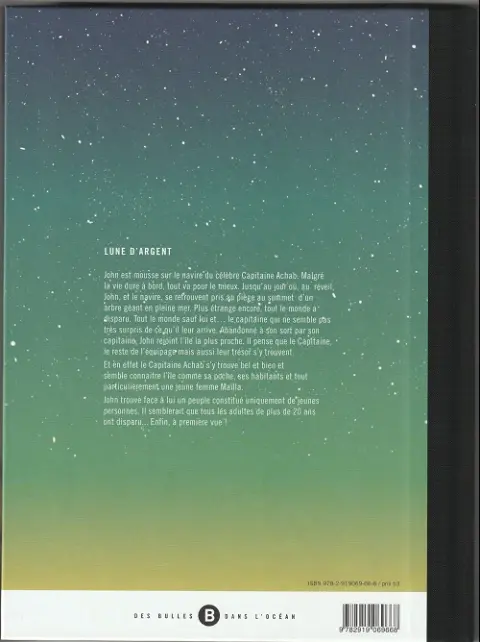 Verso de l'album Lune d'argent