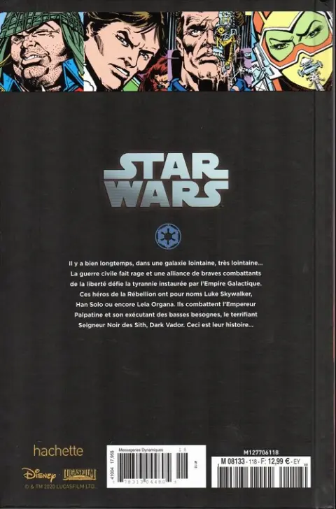 Verso de l'album Star Wars - Légendes - La Collection Tome 118 Star Wars Classic - #13 à #17, #24