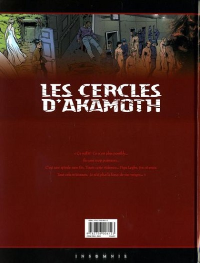 Verso de l'album Les Cercles d'Akamoth Tome 4 L'archange noir