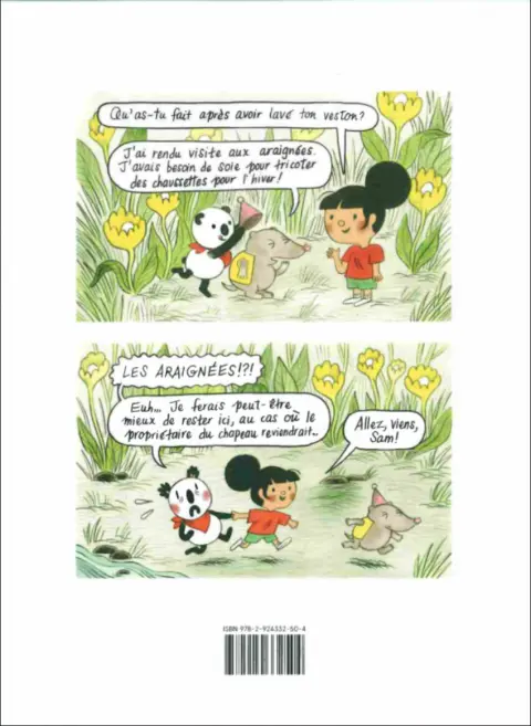 Verso de l'album Mimose & Sam Tome 2 À la recherche des lunettes roses