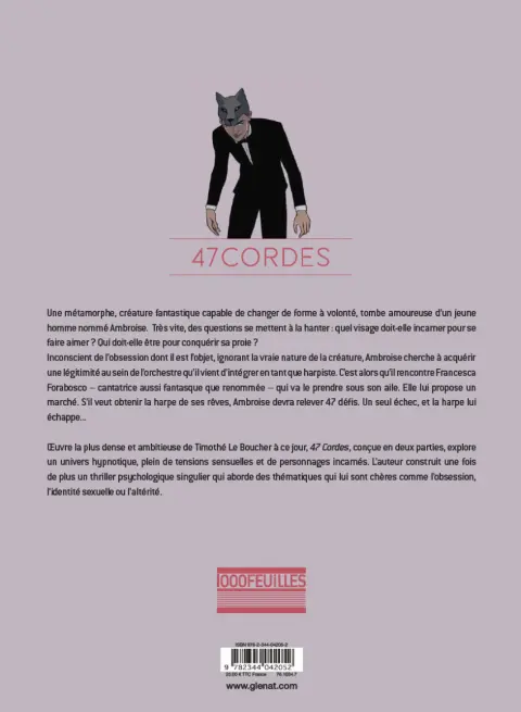 Verso de l'album 47 cordes Première partie