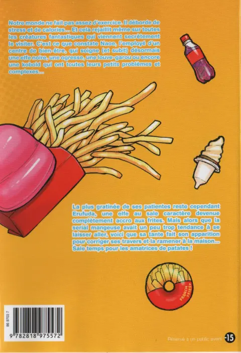 Verso de l'album 50 nuances de Gras - L'elfe qui aimait trop les frites 4