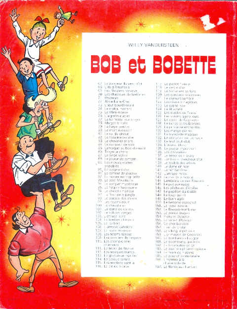 Verso de l'album Bob et Bobette Tome 68 L'Île d'Amphoria