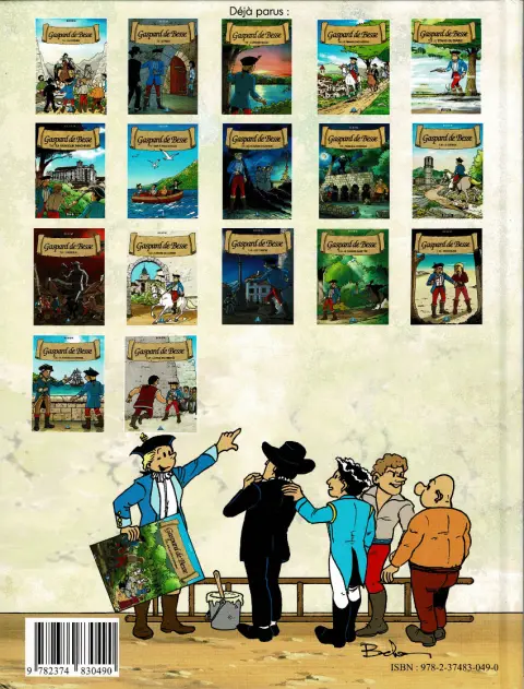 Verso de l'album Gaspard de Besse Tome 18 Sur la piste d'Hannibal