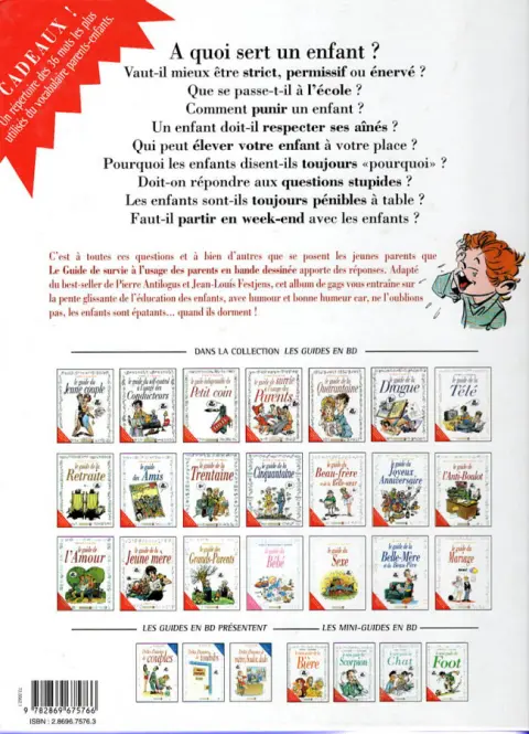 Verso de l'album Le Guide Tome 5 Le guide de survie à l'usage des parents