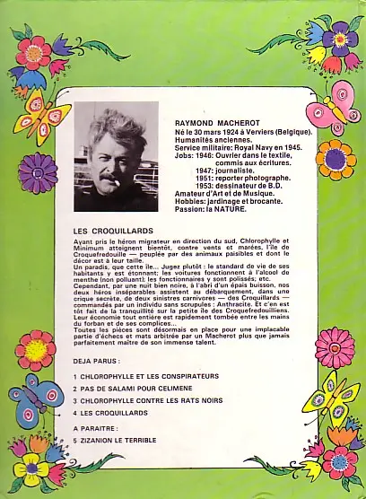 Verso de l'album Chlorophylle Tome 4 Chlorophylle et les croquillards