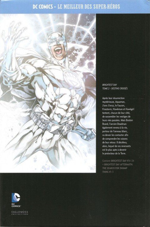 Verso de l'album DC Comics - Le Meilleur des Super-Héros Hors-série Premium Volume 5 Brightest Day - Tome 2 - Destins Croisés