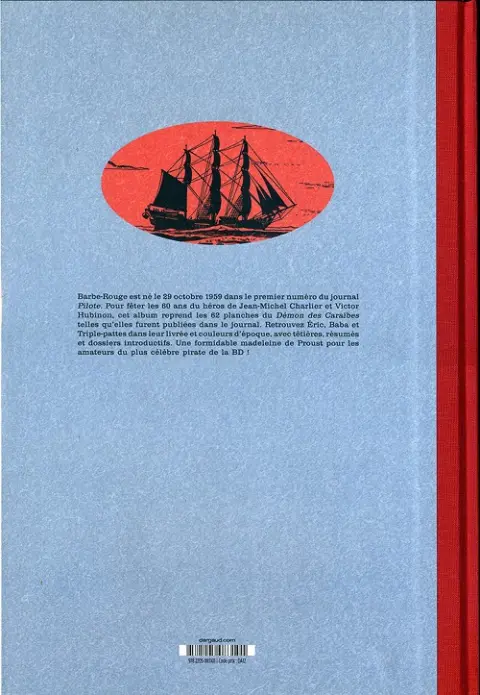 Verso de l'album Barbe-Rouge L'intégrale (Nouvelle édition) Le démon des Caraïbes