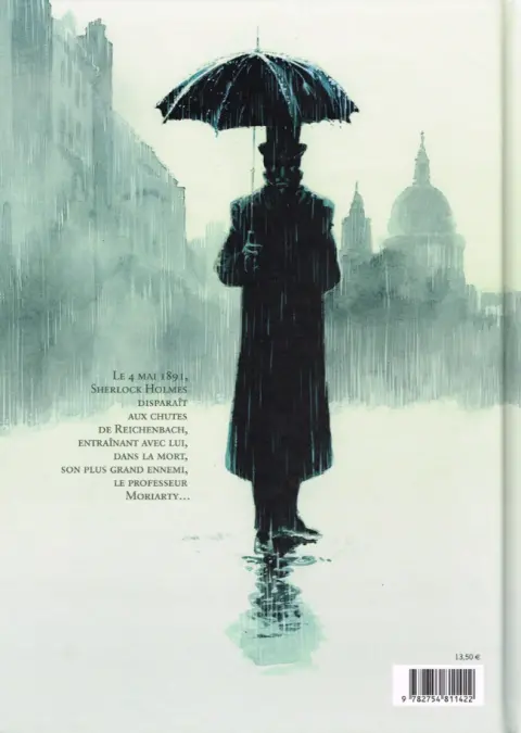 Verso de l'album Holmes Livre V Le frère aîné