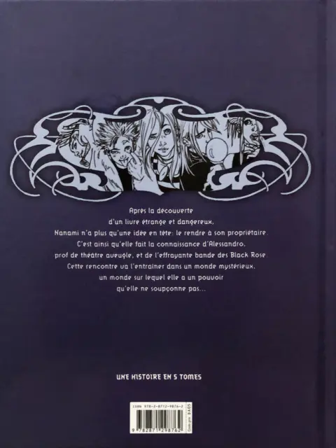 Verso de l'album Nanami Tome 1 Le théâtre du vent