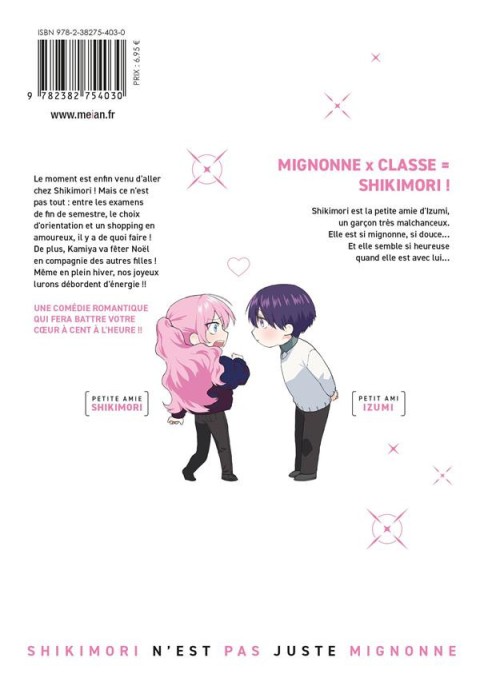 Verso de l'album Shikimori n'est pas juste mignonne 7