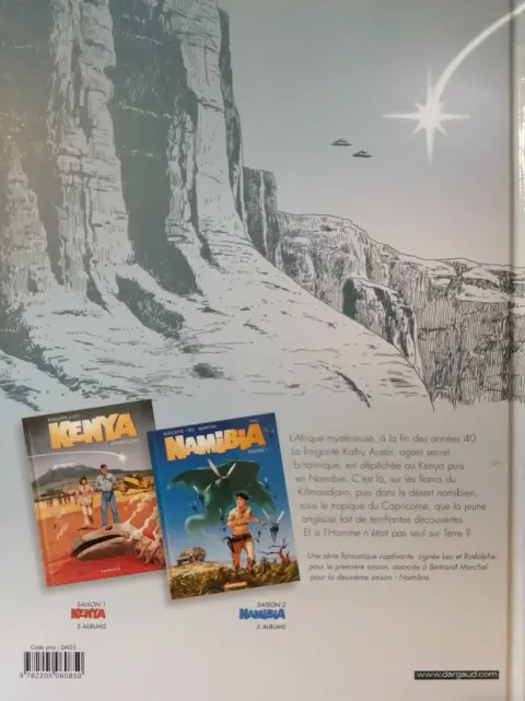 Verso de l'album Namibia Épisode 1