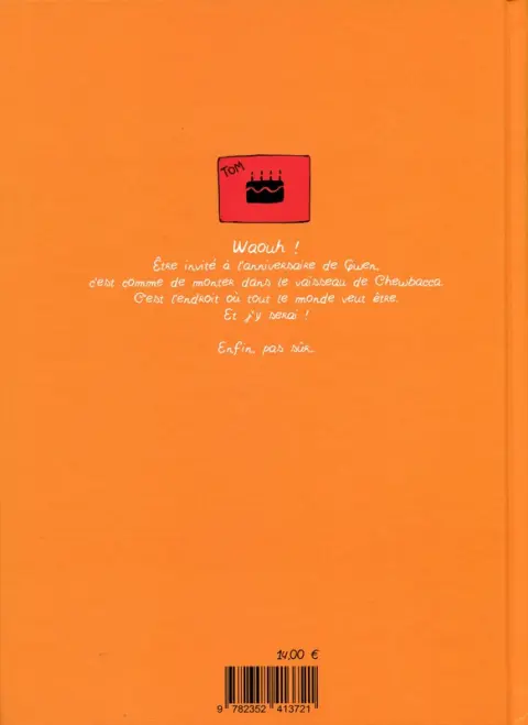 Verso de l'album L'invitation