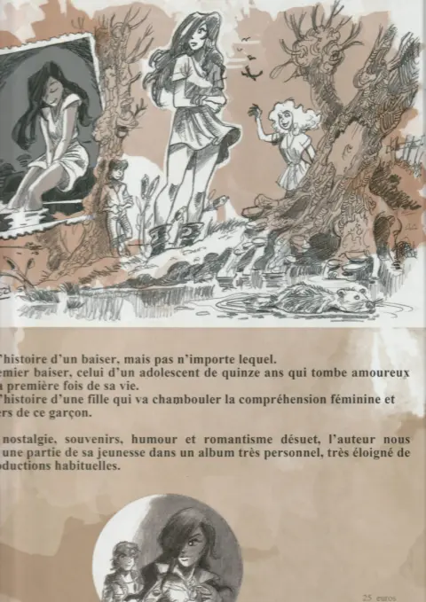 Verso de l'album J'ai embrassé ... 1 J'ai embrassé une fille