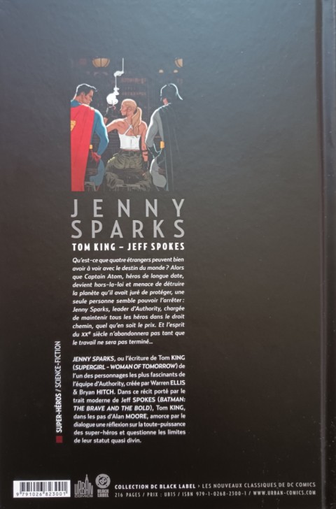 Verso de l'album Jenny Sparks