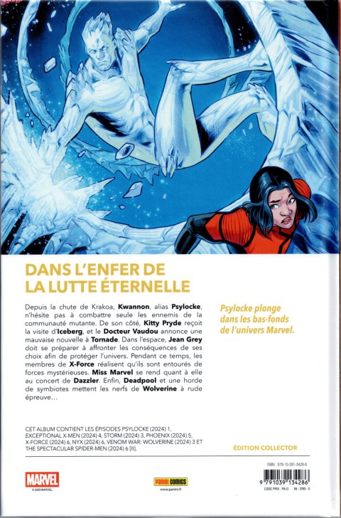 Verso de l'album X-Men 09