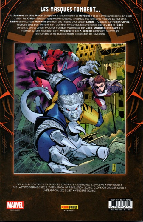 Verso de l'album X-Men - L'ère de Révélation Volume 5/7