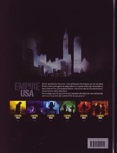 Verso de l'album Empire USA Tome 6