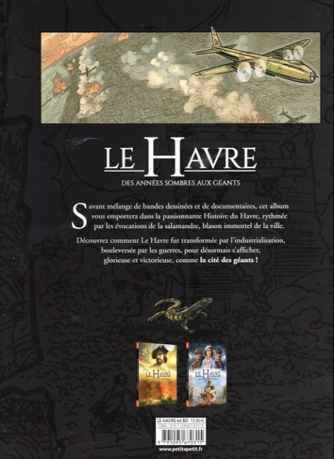 Verso de l'album Le Havre Tome 2 Des années sombres aux géants