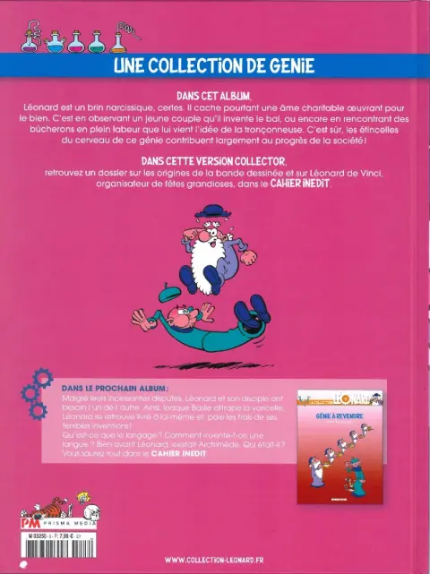 Verso de l'album La Collection Léonard Tome 8 Génie du bal