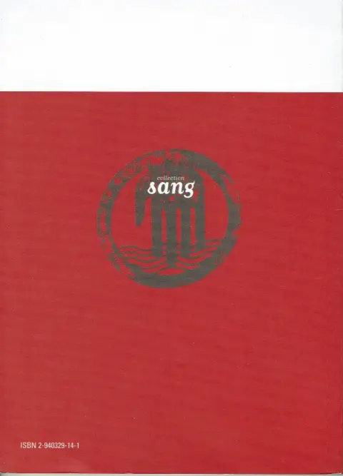 Verso de l'album La main droite