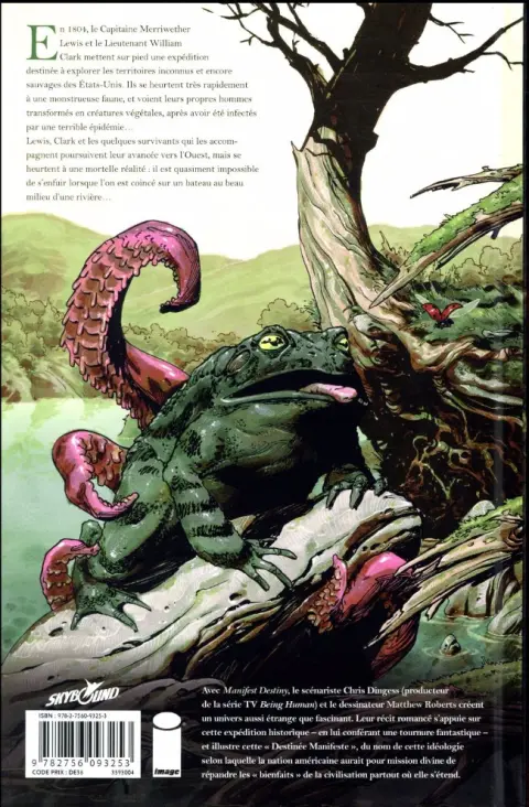 Verso de l'album Manifest Destiny Tome 2 Amphibiens et insectes