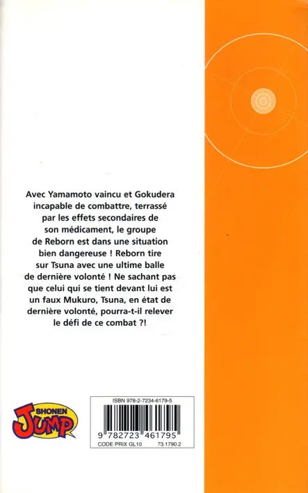 Verso de l'album Mon prof le tueur - Reborn ! 9 Une nouvelle arme !