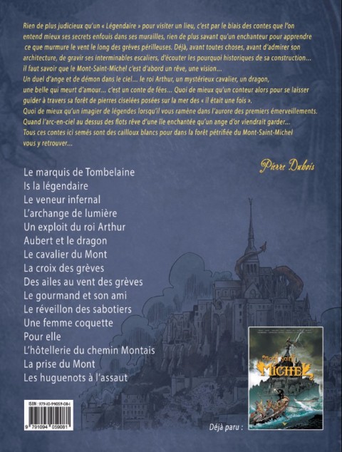 Verso de l'album Mont Saint Michel - Histoires et légendes 2