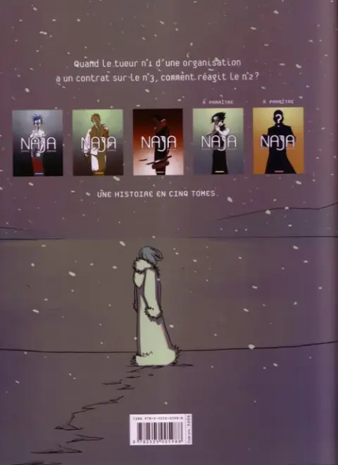 Verso de l'album Naja Tome 3