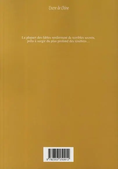 Verso de l'album Noir sur Blanc