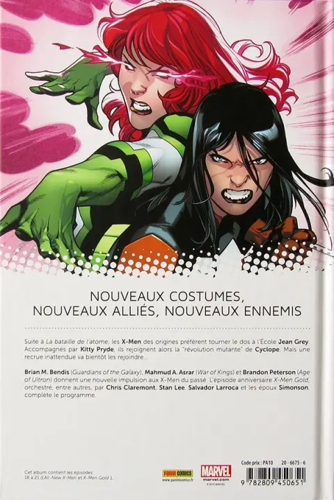 Verso de l'album All-New X-Men Tome 5 Déménagement