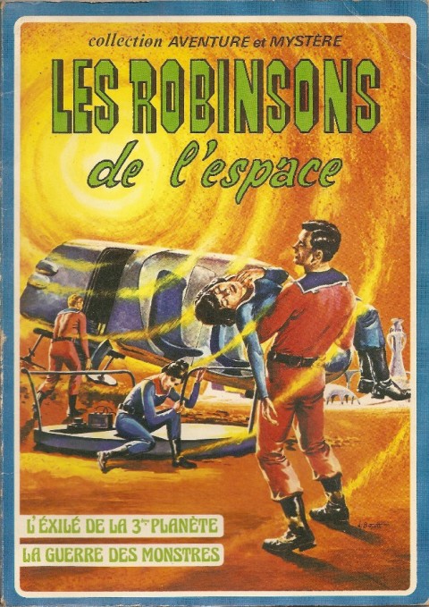 Couverture de l'album Les Robinsons de l'espace l'exilé de la 3ème planète / La guerre des monstres