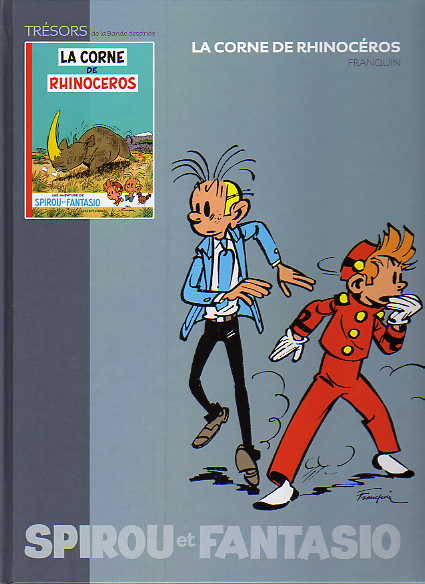 Couverture de l'album Les Trésors de la bande dessinée Tome 4 Spirou et Fantasio - La corne de rhinocéros