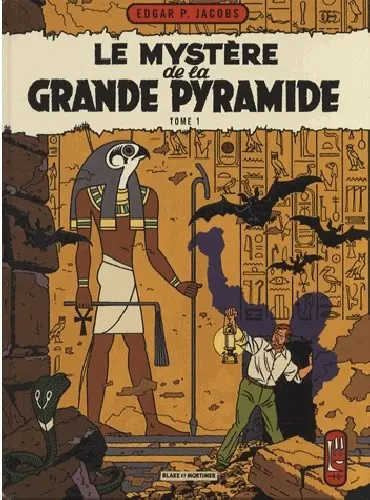 Couverture de l'album Blake et Mortimer Tome 4 Le Mystère de la Grande Pyramide - Tome 1