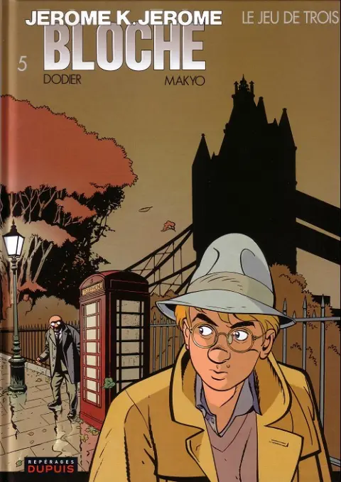 Couverture de l'album Jérôme K. Jérôme Bloche Tome 5 Le jeu de trois
