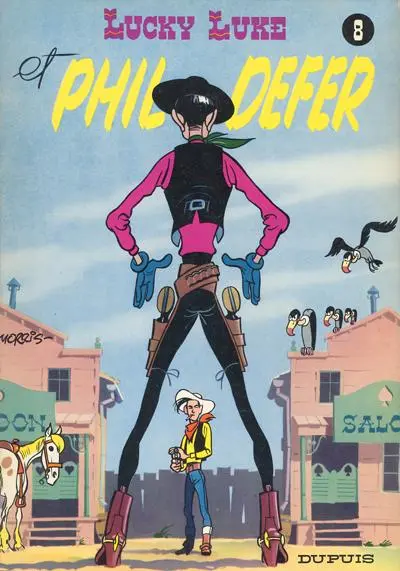 Couverture de l'album Lucky Luke Tome 8 Lucky Luke et Phil Defer