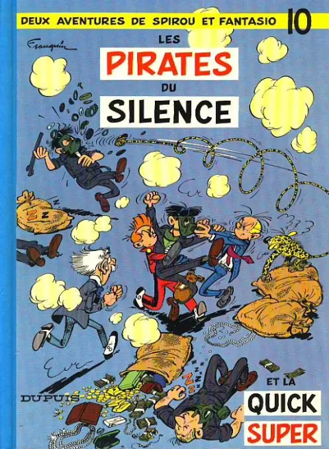 Couverture de l'album Spirou et Fantasio Tome 10 Les pirates du silence