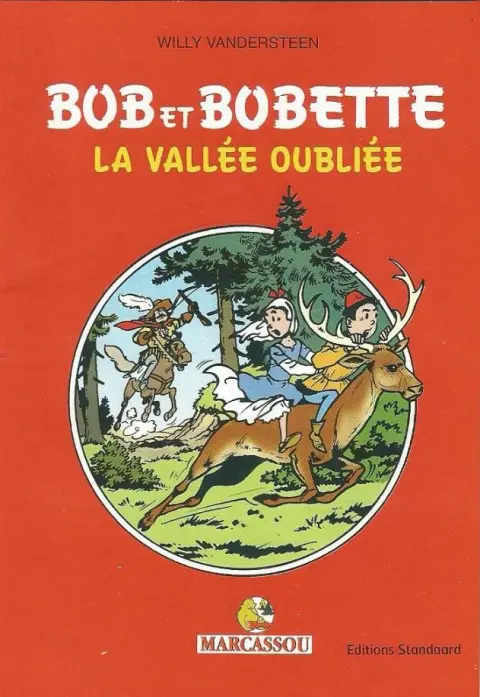 Couverture de l'album Bob et Bobette La Vallée oubliée
