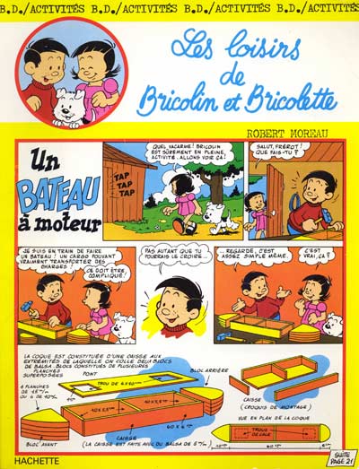 Couverture de l'album Bricolin et Bricolette Tome 1 Les loisirs de Bricolin et Bricolette