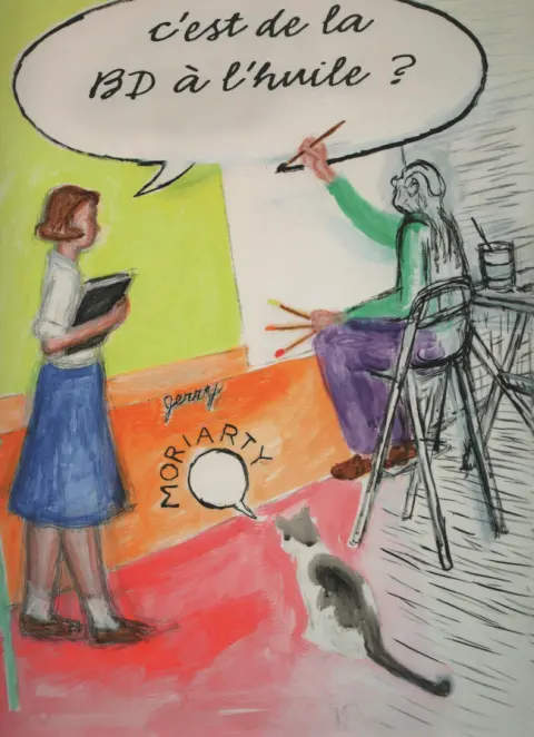 C'est de la BD à l'huile ?