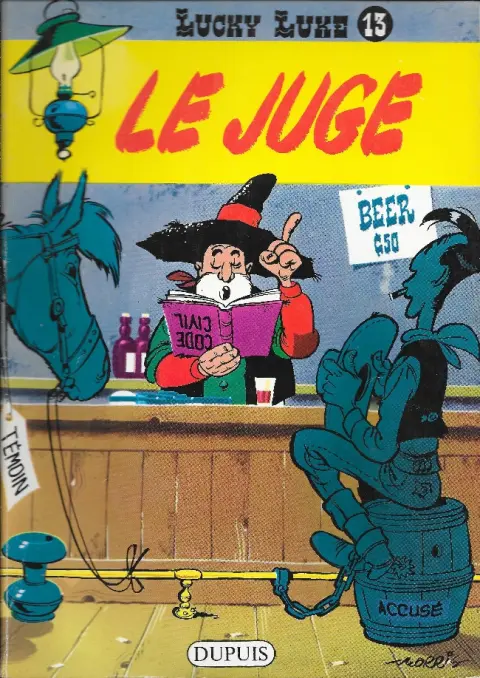 Couverture de l'album Lucky Luke Tome 13 Le juge