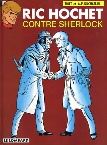 Couverture de l'album Ric Hochet Tome 44 Ric Hochet contre Sherlock