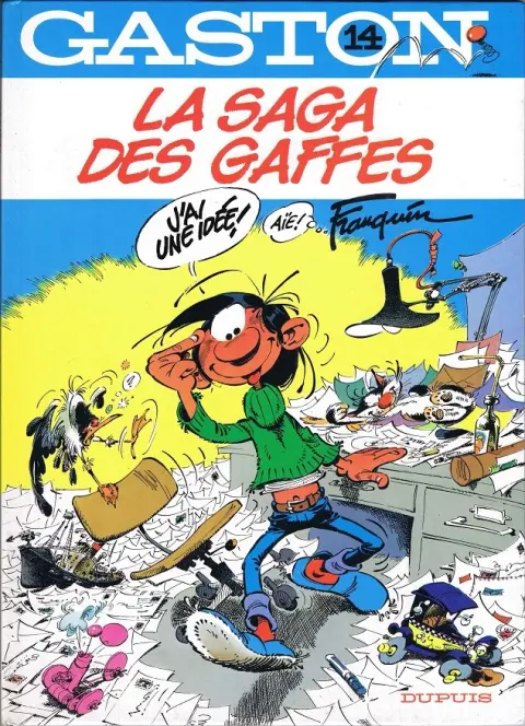 Couverture de l'album Gaston Tome 14 La saga des gaffes