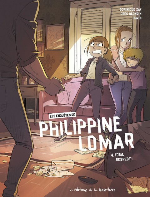 Couverture de l'album Les enquêtes polar de Philippine Lomar 4 Total respect !