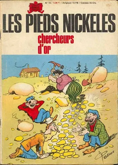 Couverture de l'album Les Pieds Nickelés Tome 19 Les Pieds Nickelés chercheurs d'or