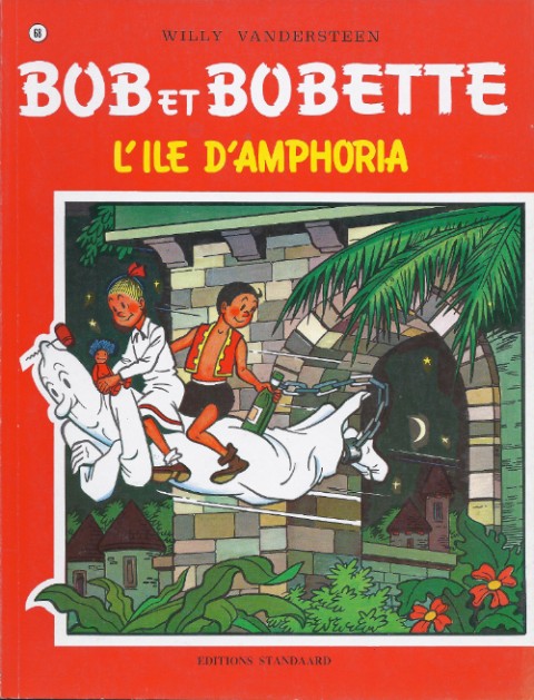 Couverture de l'album Bob et Bobette Tome 68 L'île d'Amphoria