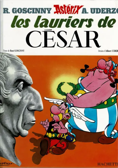 Couverture de l'album Astérix Tome 18 Les lauriers de César