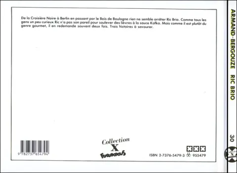 Verso de l'album Ric Brio