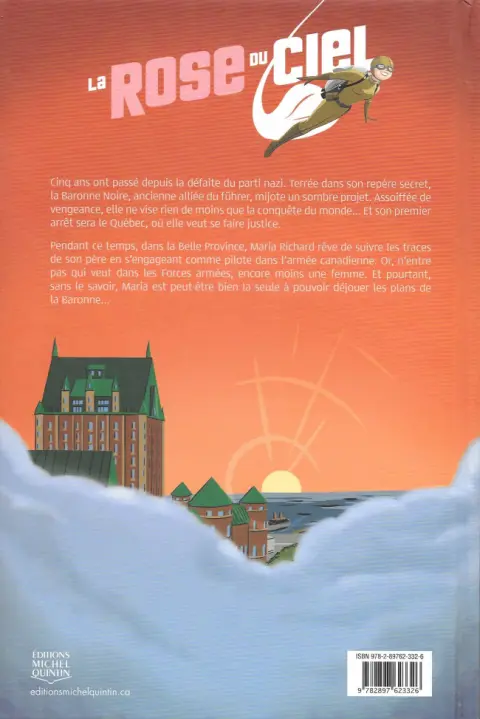 Verso de l'album La Rose du ciel Tome 1