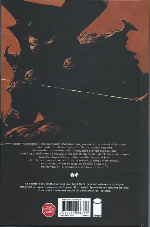 Verso de l'album Spawn - La Saga infernale Tome 7 Le Retour de Cog